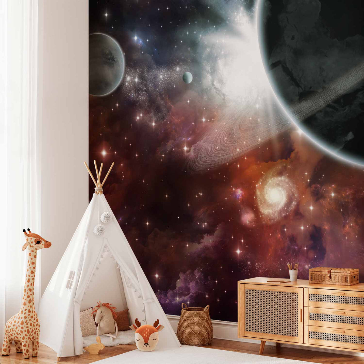 Fotobehang Walk in Space