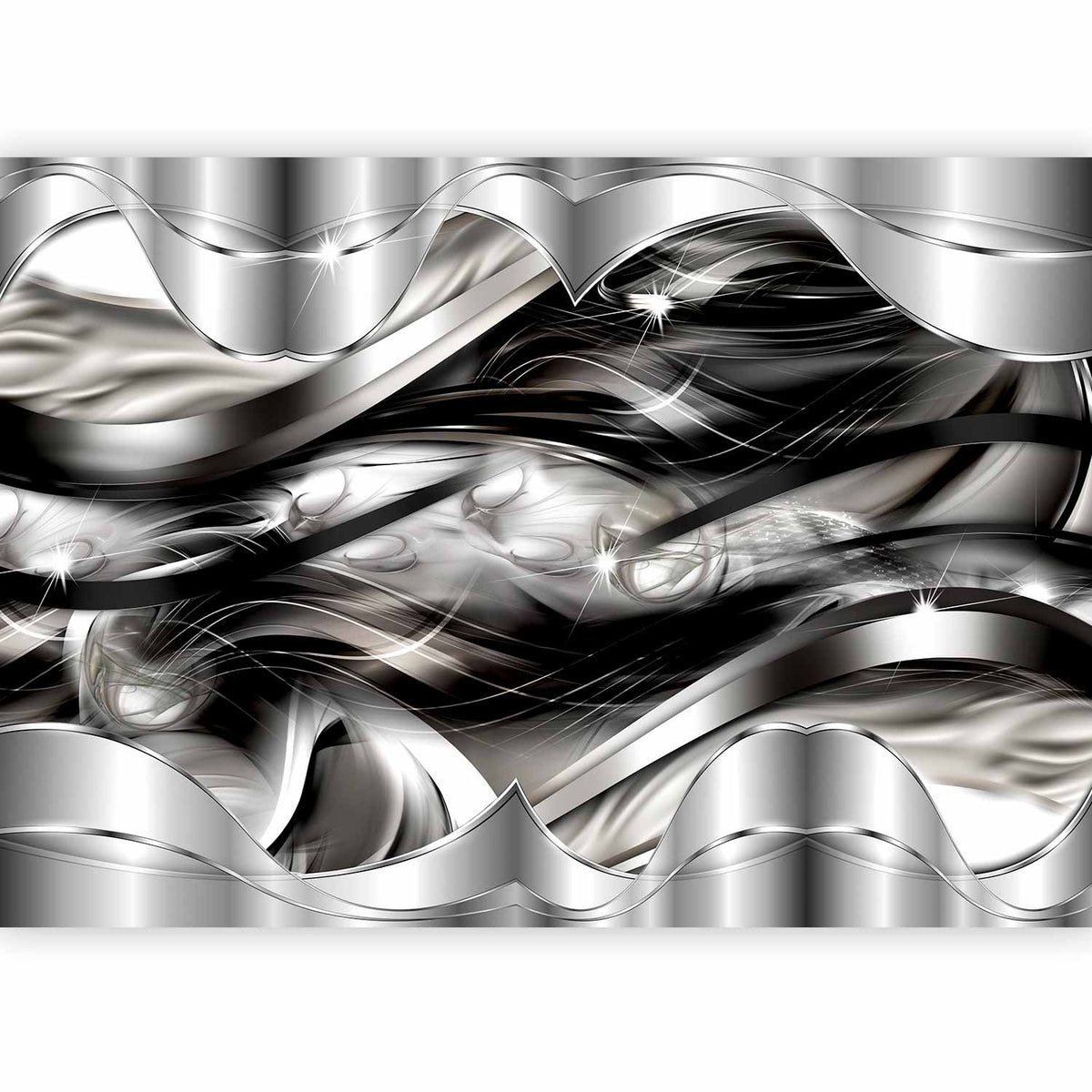 Fotobehang Platinum fog