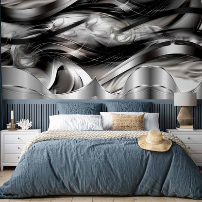 Fotobehang Platinum fog