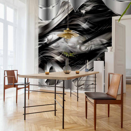 Fotobehang Platinum fog