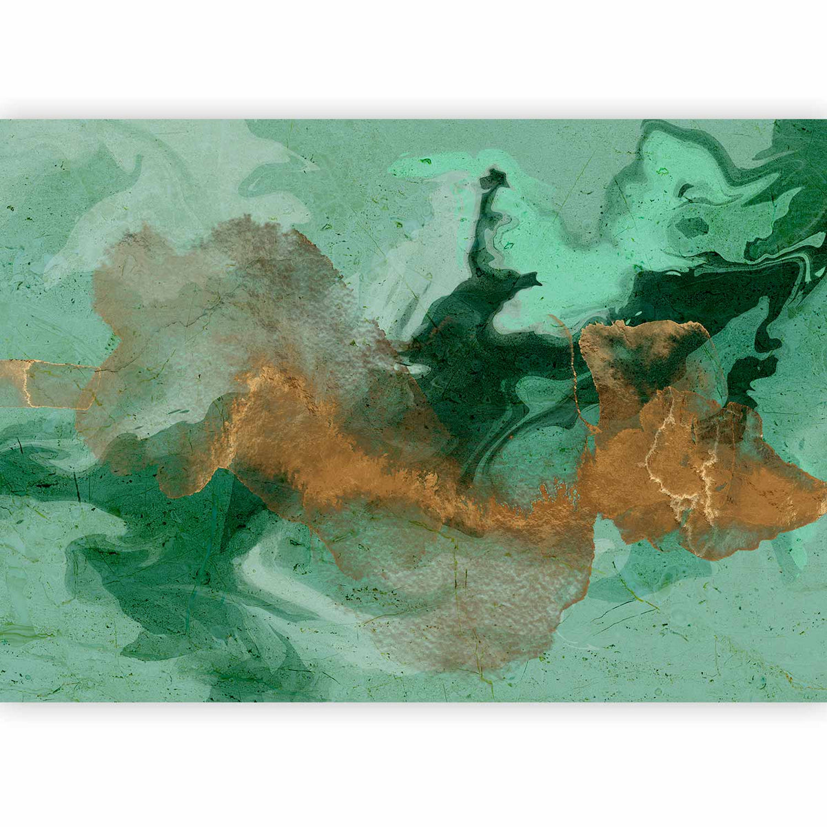 Fotobehang Malachite Play
