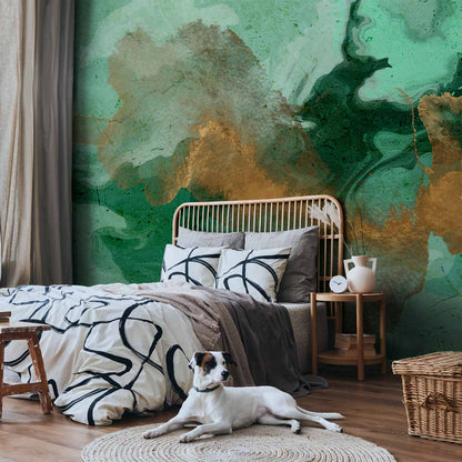 Fotobehang Malachite Play