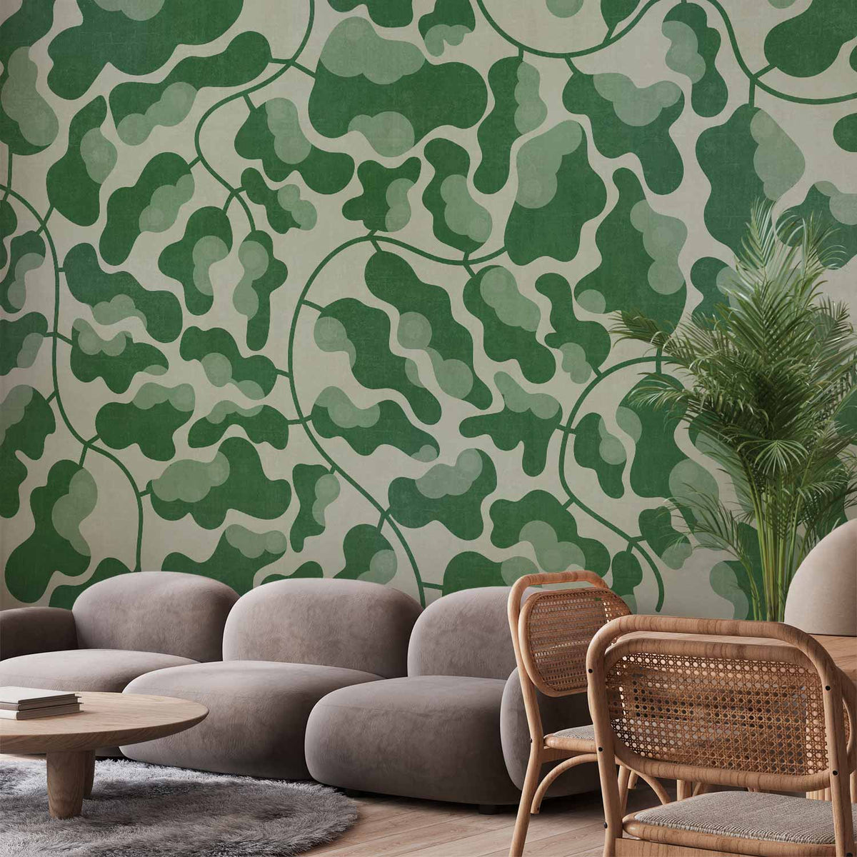 Fotobehang Green Labyrinth
