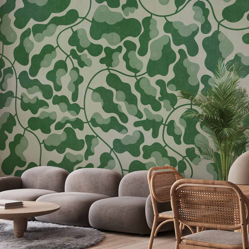 Fotobehang Green Labyrinth