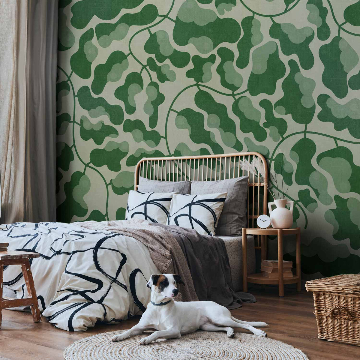 Fotobehang Green Labyrinth