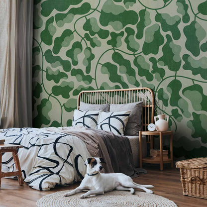 Fotobehang Green Labyrinth