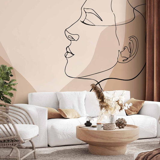 Fotobehang Line Art - Femininity