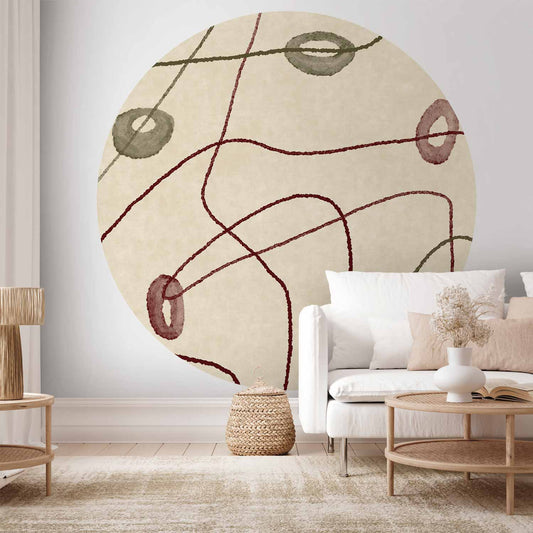 Rond fotobehang Kralendoolhof — sfeerfoto 1