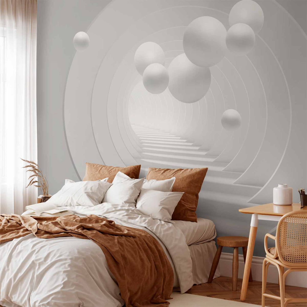Fotobehang 3D Tunnel
