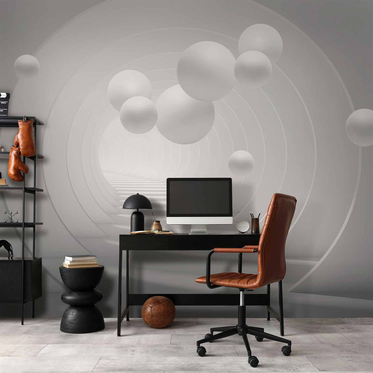 Fotobehang 3D Tunnel