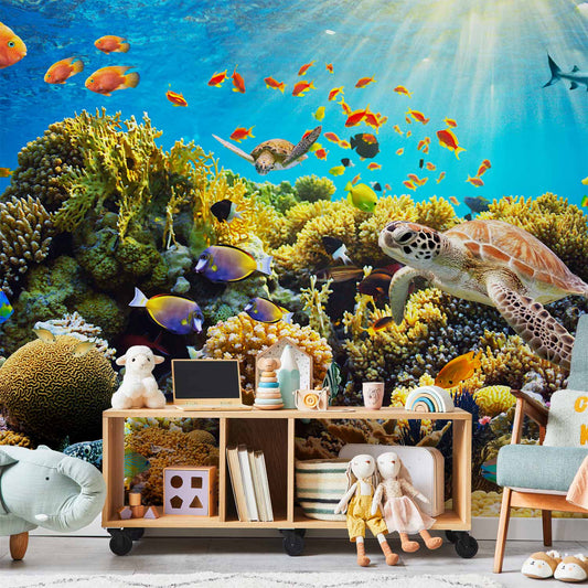 Fotobehang Underwater Land