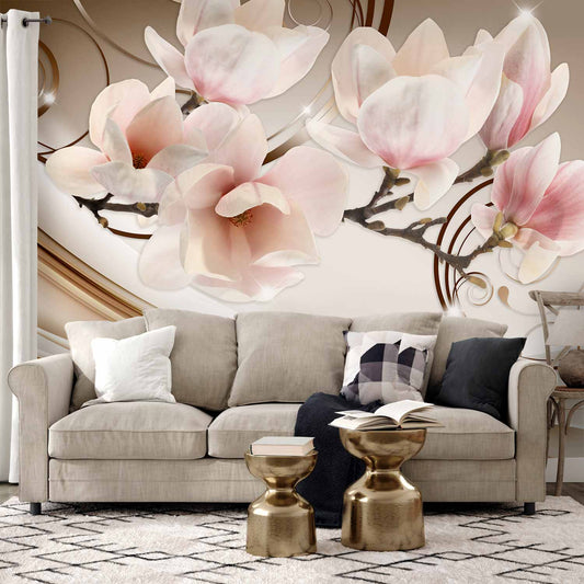Fotobehang Waves of Magnolia