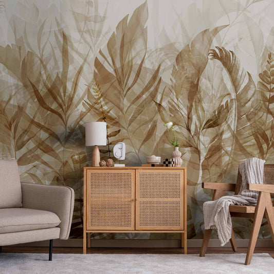 Fotobehang Magic Grove (Brown)