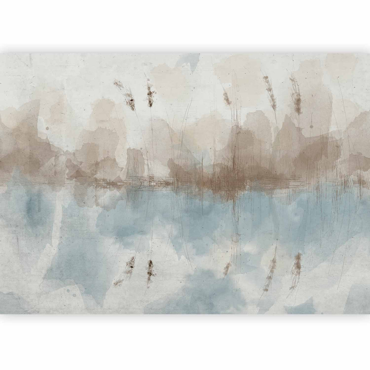 Fotobehang Winter Pond