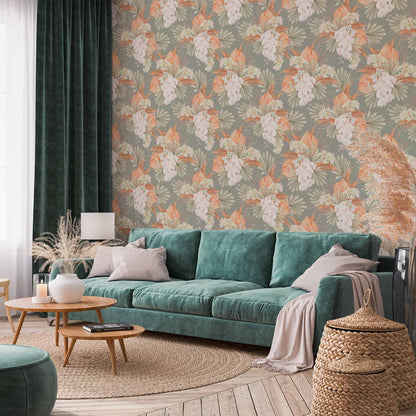 Behang Exotisch Boeket — sfeerfoto 1