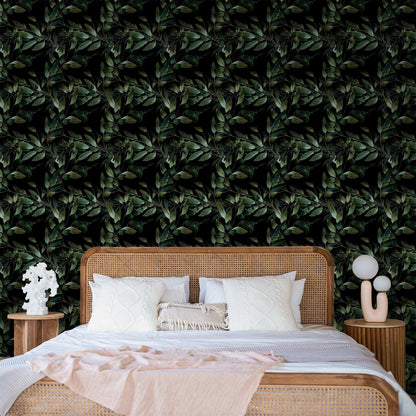 Behang Gevleugeld Groen — sfeerfoto 3