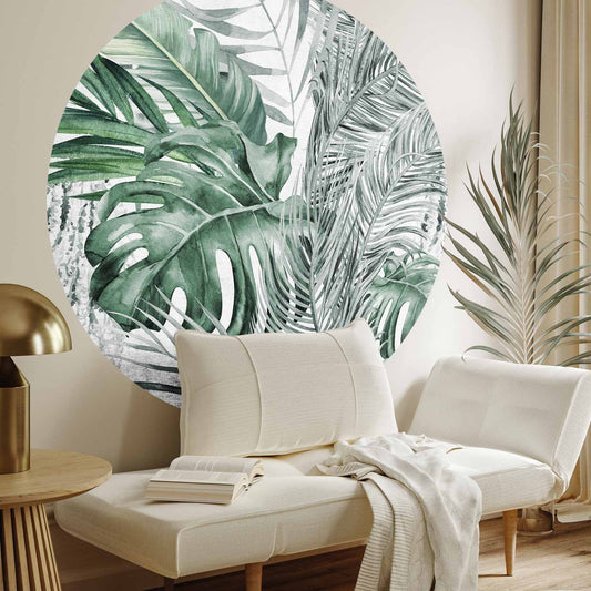 Rond fotobehang Dichte Jungle — sfeerfoto 1