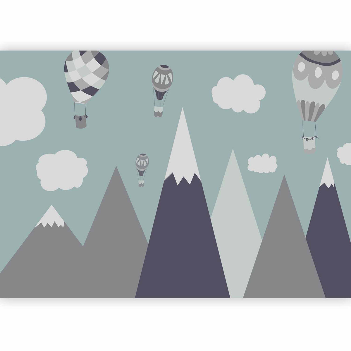 Fotobehang Balloon Land