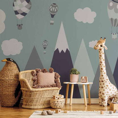 Fotobehang Balloon Land