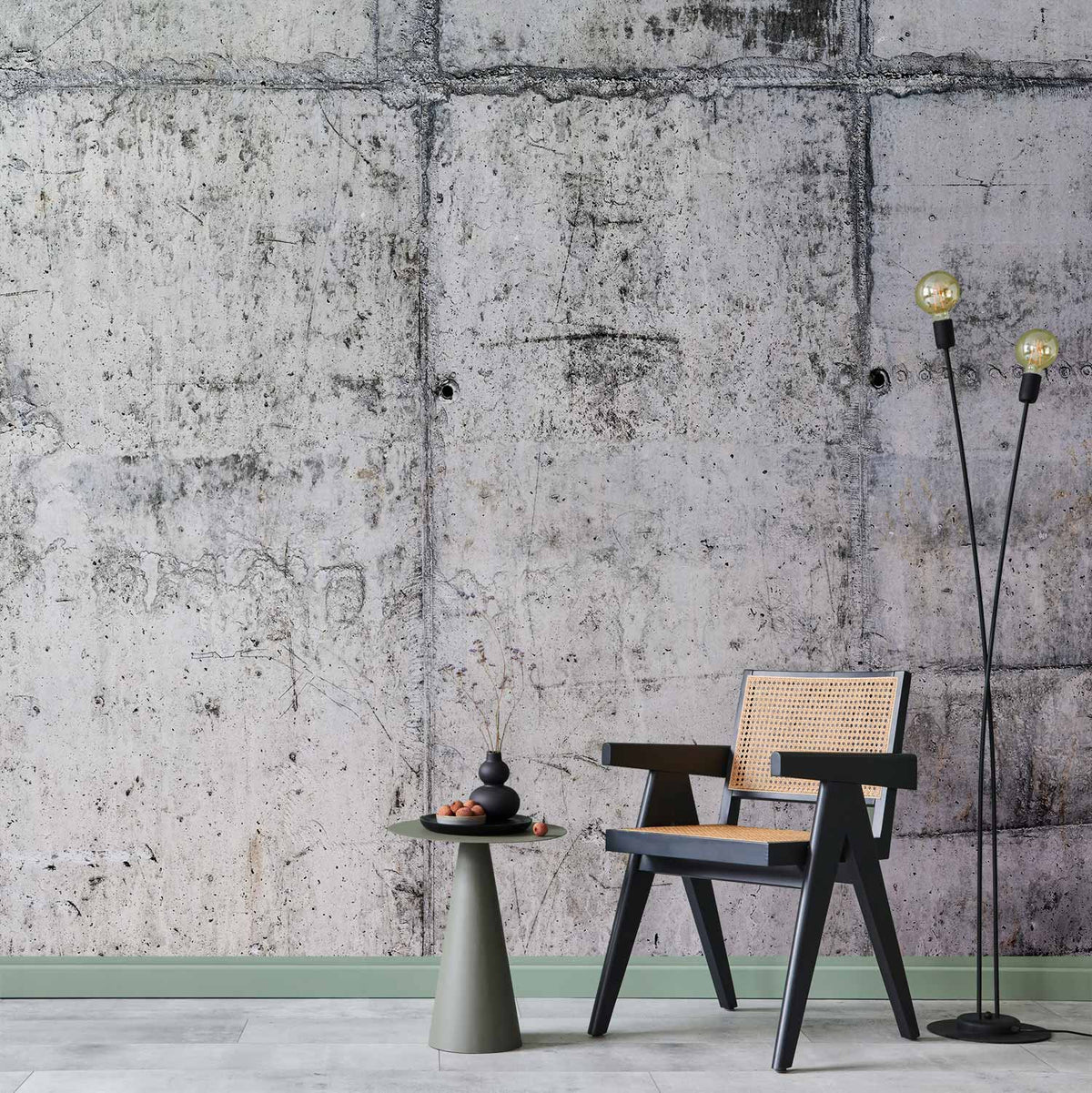 Fotobehang Concrete Wall