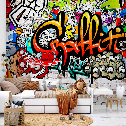 Fotobehang Colorful Graffiti