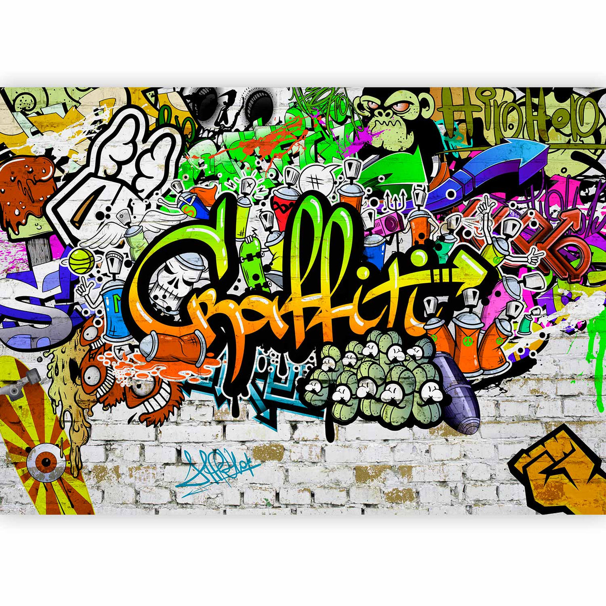 Fotobehang Graffiti on the Wall