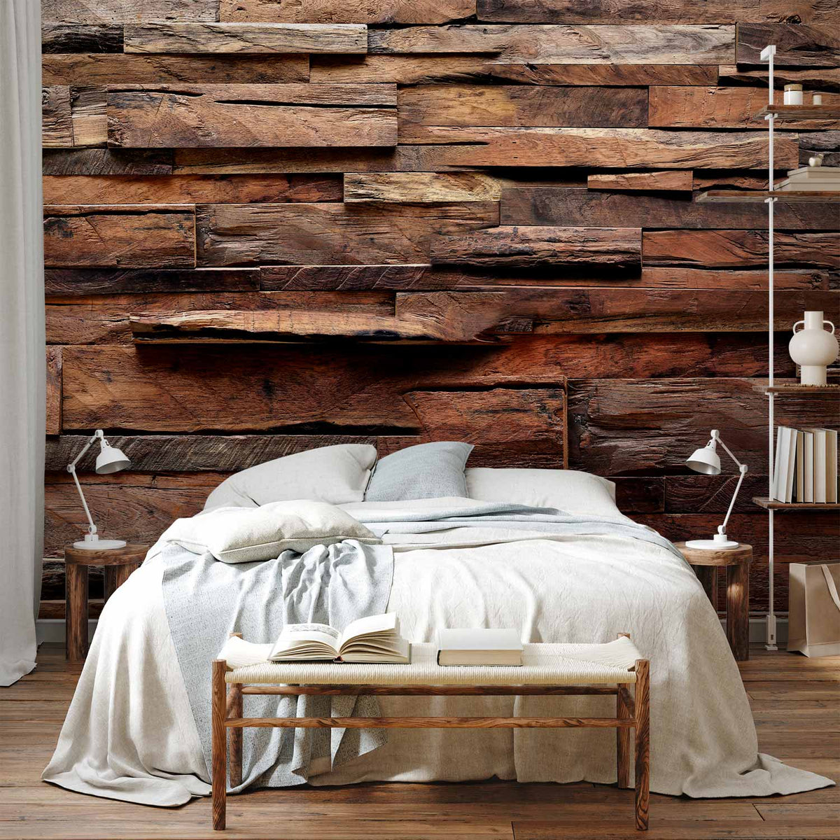 Fotobehang Rustic Style: Forest Cottage