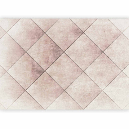 Fotobehang Perfect cuts - geometric symmetrical tiled pattern with pattern