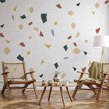 Fotobehang Subtle Terrazzo Pattern