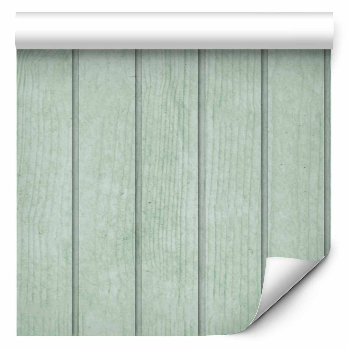 Behang Zachtgroen Hout — ontwerp