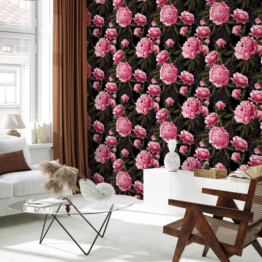 Behang Rijke Bloemen — sfeerfoto 1