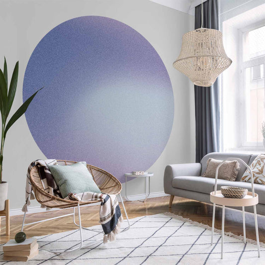 Rond fotobehang Heidenevel — sfeerfoto 1