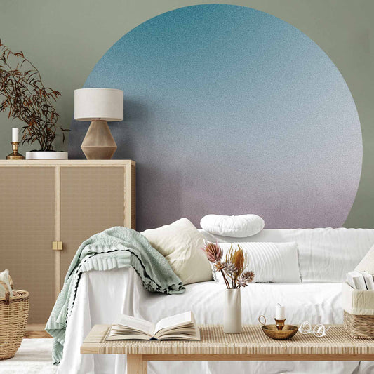 Rond fotobehang Pastelverloop — sfeerfoto 1