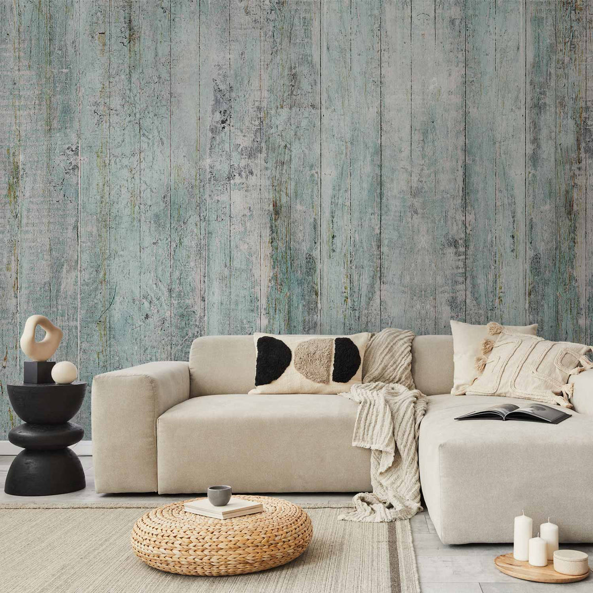Fotobehang Rustic Textures - First Variant