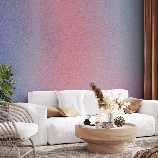 Fotobehang Rainbow Gradient - Delicate Multicolored Gradient Resembling Mist