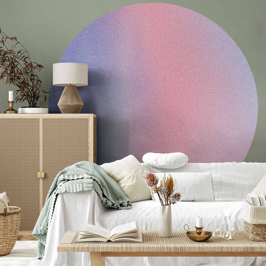 Rond fotobehang Regenboognevel — sfeerfoto 1