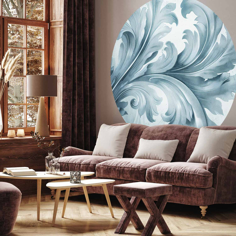 Rond fotobehang Baroksteen — sfeerfoto 1