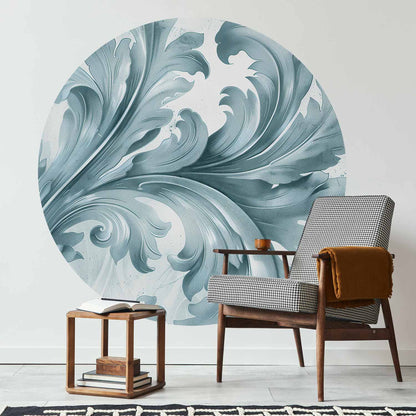 Rond fotobehang Baroksteen — sfeerfoto 4
