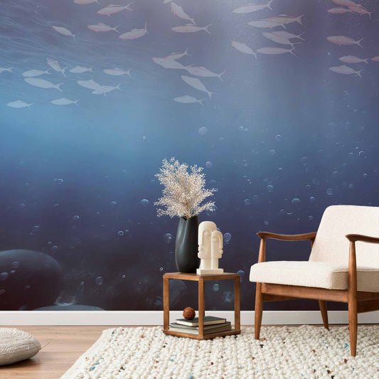 Fotobehang Fish in the depths