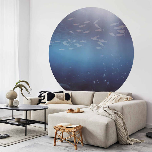 Rond fotobehang Diepzeevissen — sfeerfoto 1
