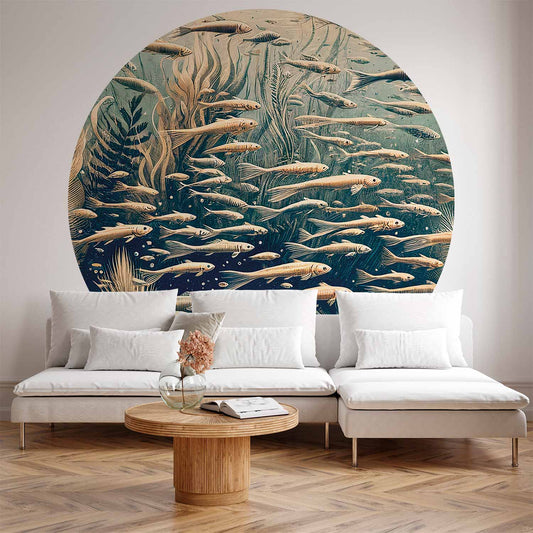 Rond fotobehang Oceaannatuur — sfeerfoto 1