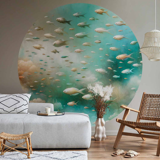 Rond fotobehang Oceaanschoonheid — sfeerfoto 1