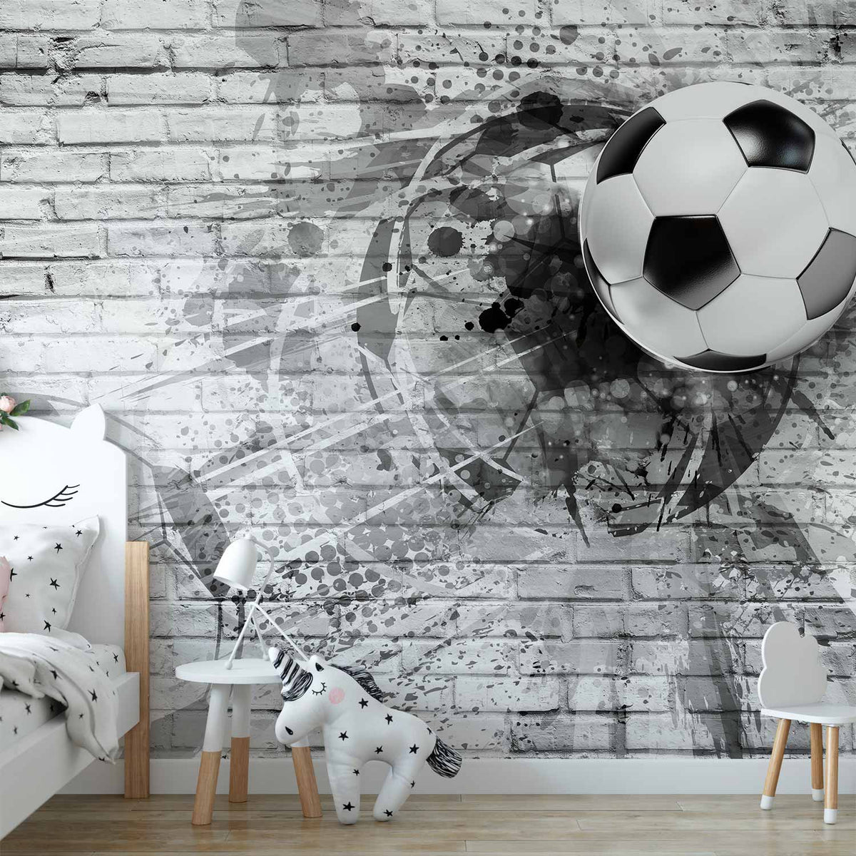Fotobehang Dynamic Football