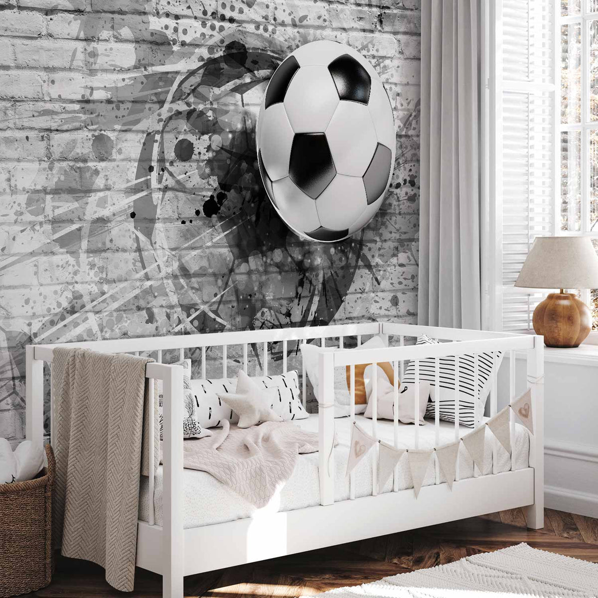 Fotobehang Dynamic Football