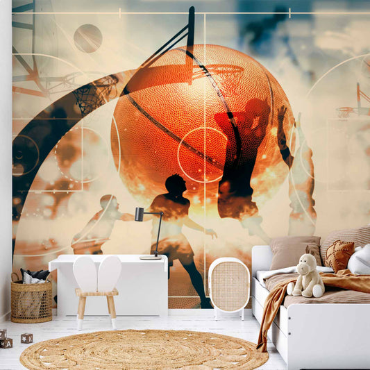 Fotobehang I love basketball!