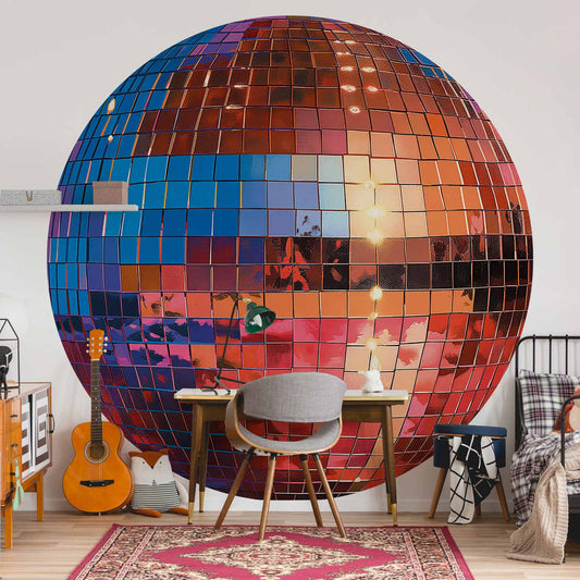 Rond fotobehang Discobal Oudgoud — sfeerfoto 1
