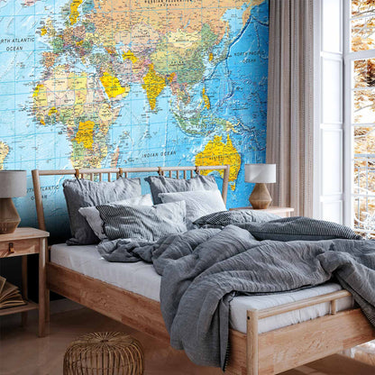 Fotobehang World Classic Map