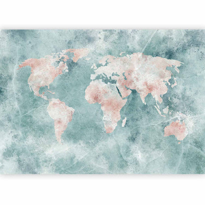 Fotobehang Delicate Map