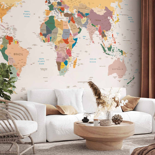 Fotobehang World Map