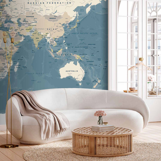 Fotobehang Vintage World Map